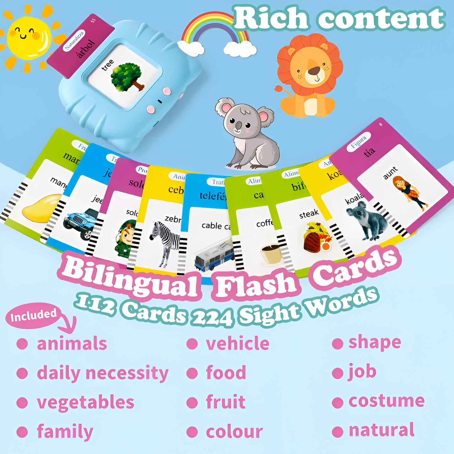 Talking Flash Card Learning Toy