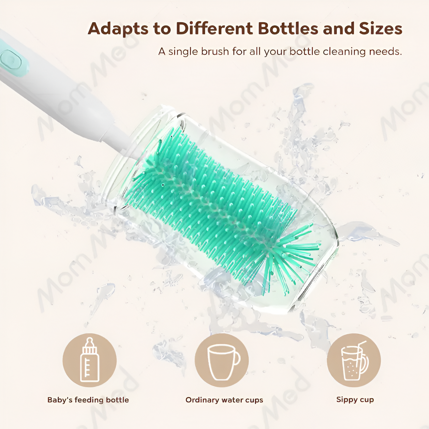 Electric Bottle Brush Set