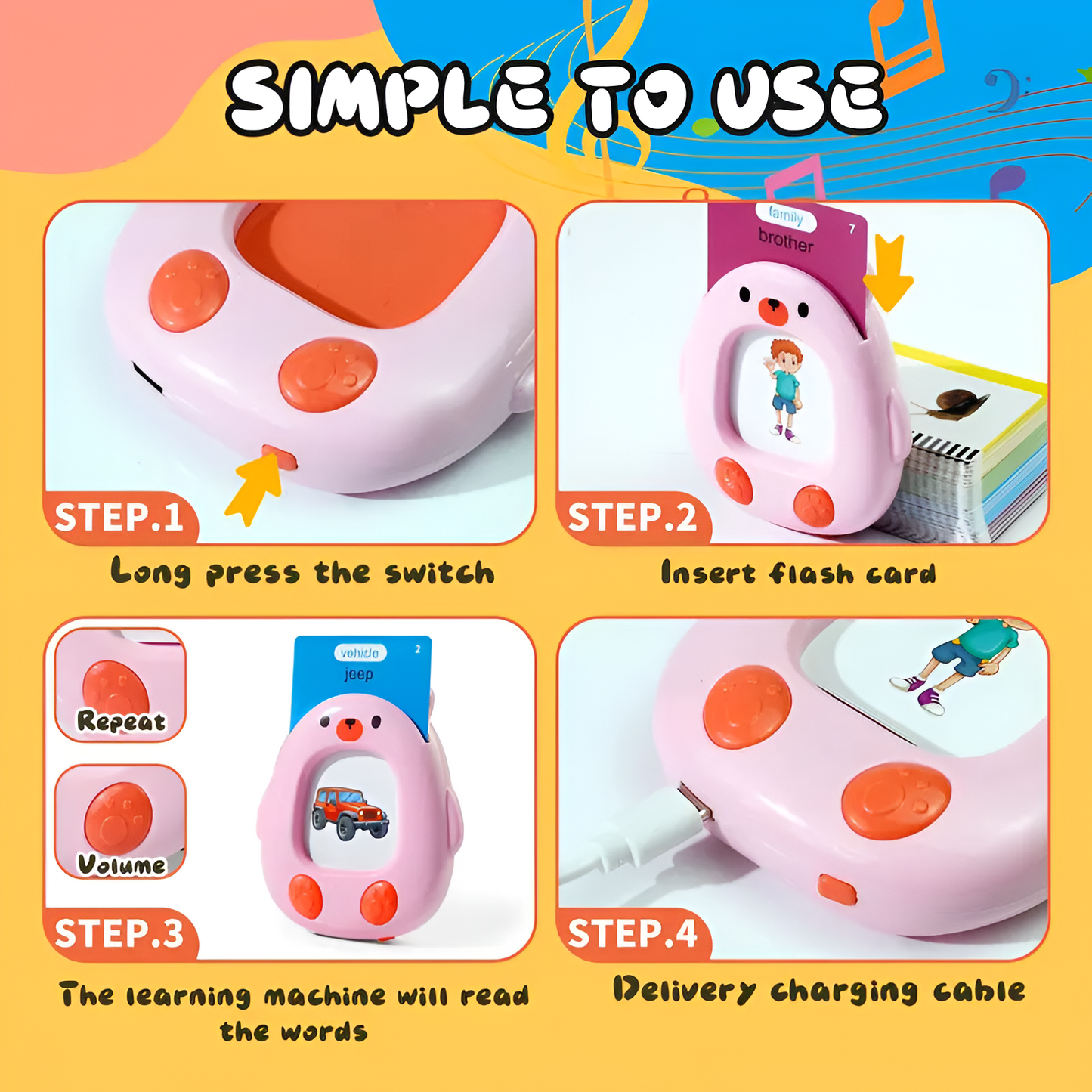 Talking Flash Card Learning Toy
