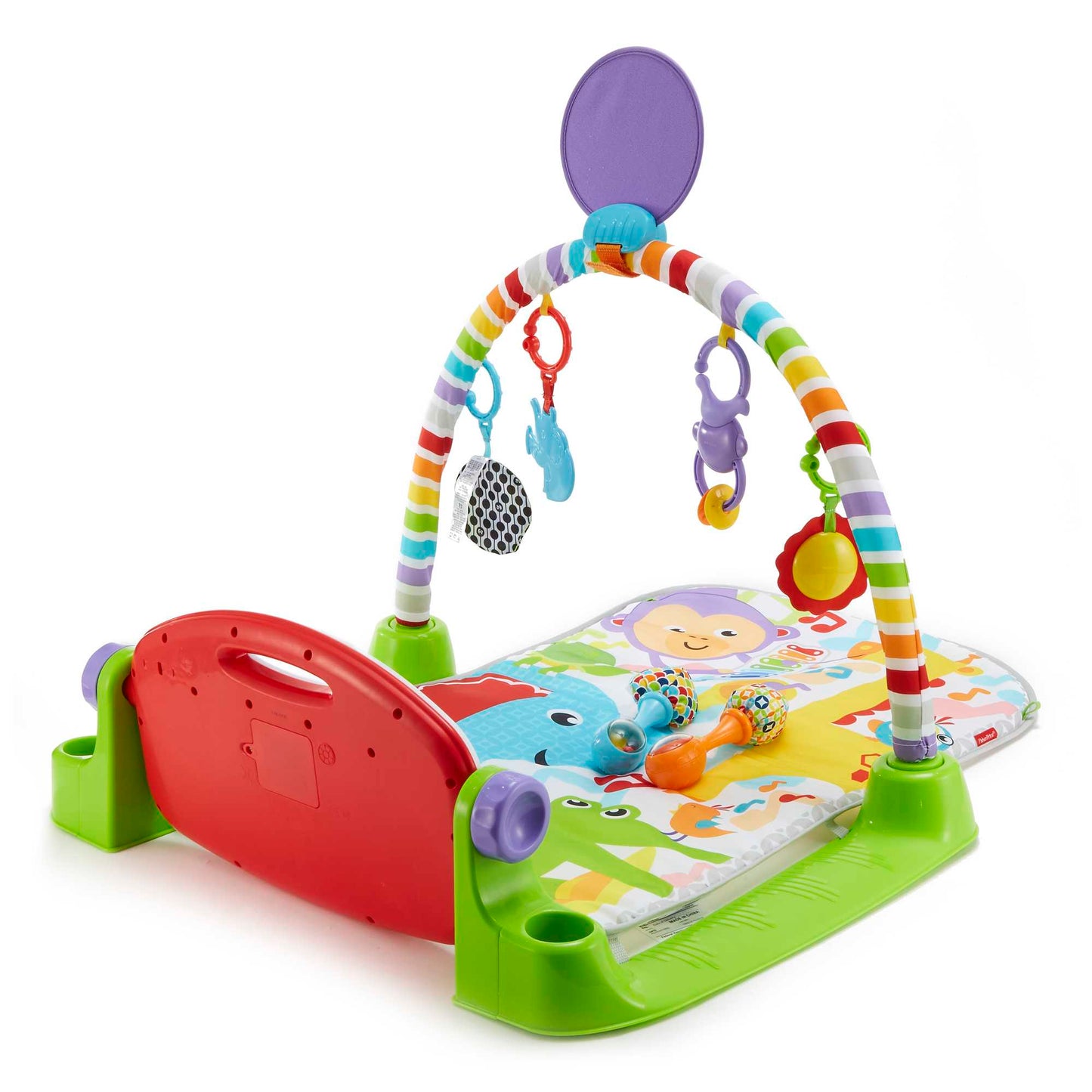 Bloomila Deluxe Kick & Play Piano Baby Gym Learning Toy & Newborn Rattle Maracas