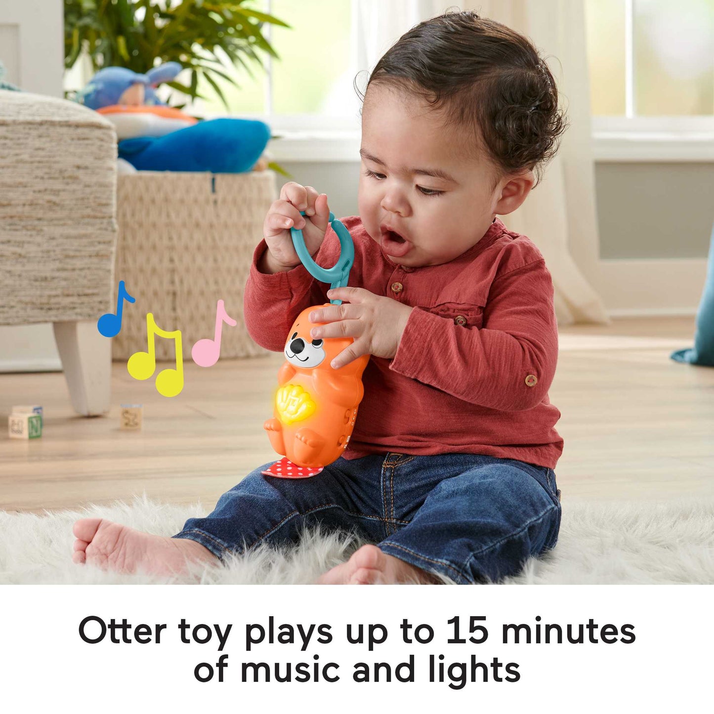 Bloomila 3-In-1 Music Glow And Grow Gym Infant Playmat With Lights & Removable Toys