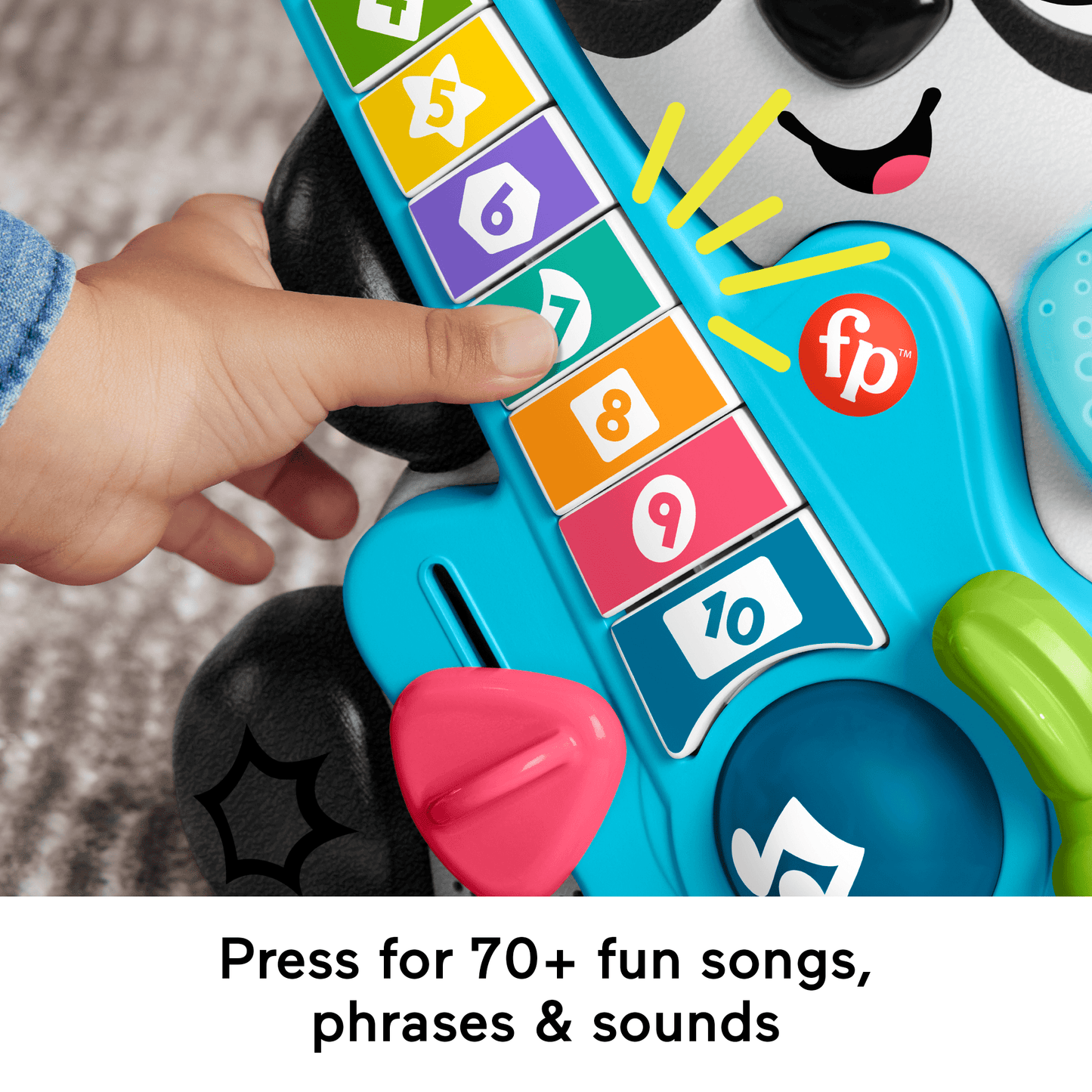 Bloomila Link Squad Jam & Count Panda Baby Learning Toy With Music & Lights
