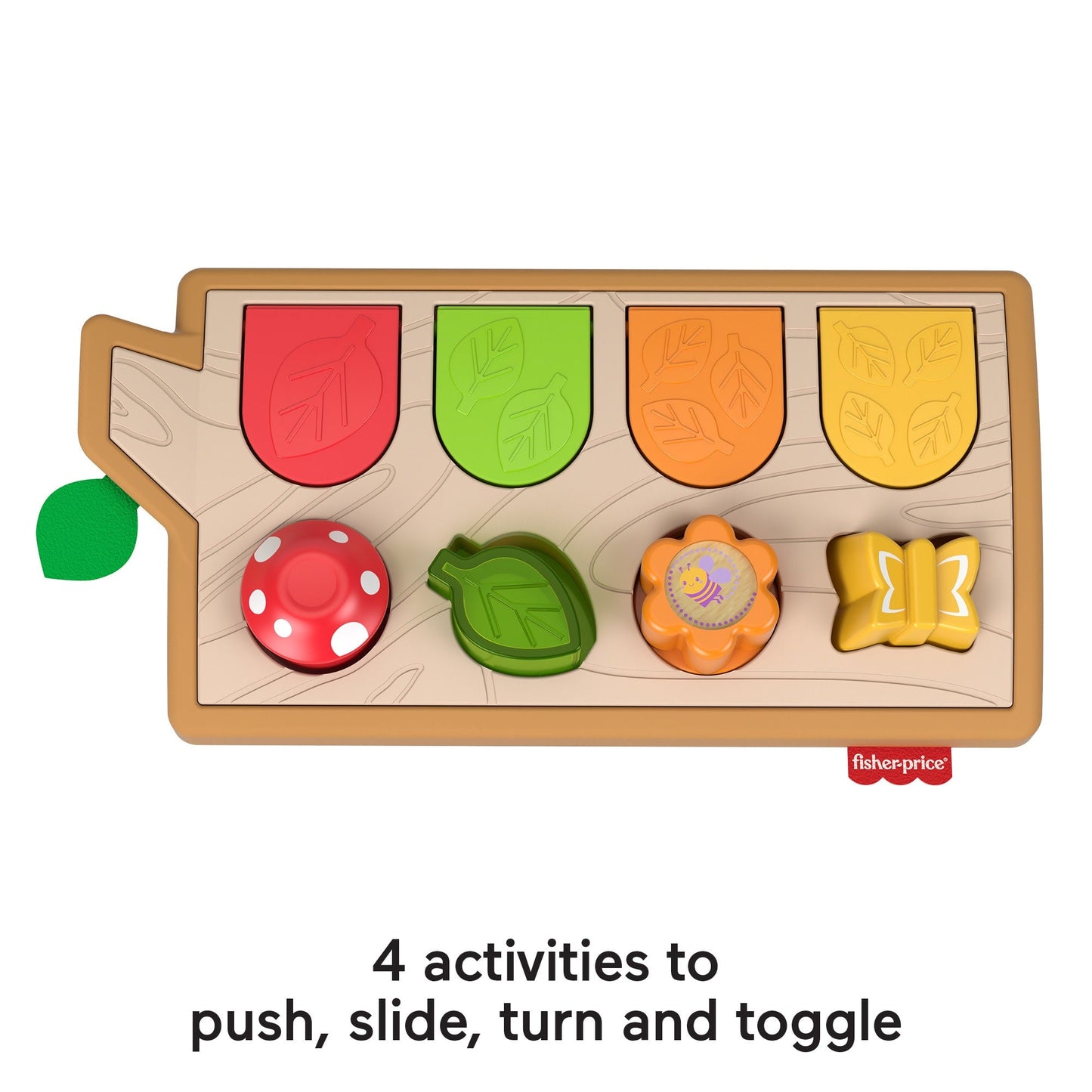 Bloomila Hide & Peek Pop-Up Animal-Themed Baby Sensory Activity Toy With Wood & Sounds