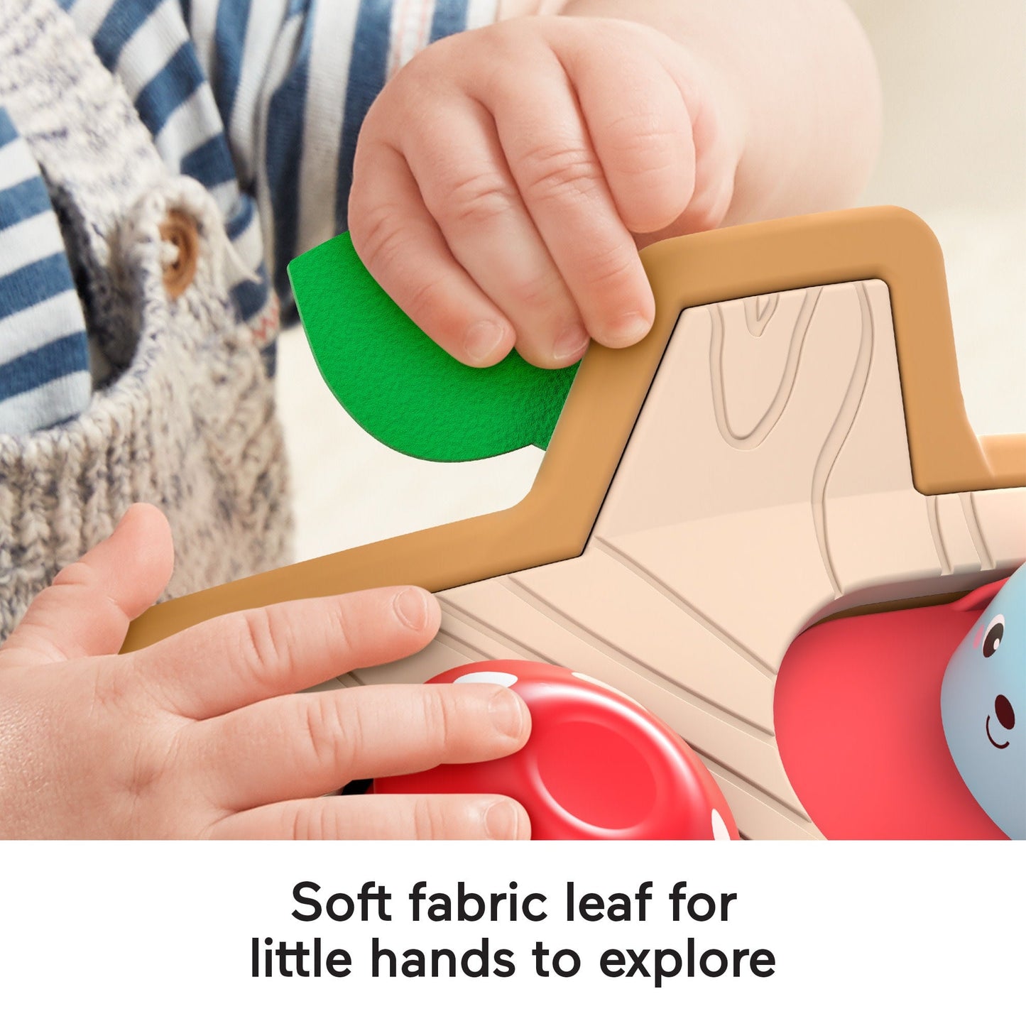 Bloomila Hide & Peek Pop-Up Animal-Themed Baby Sensory Activity Toy With Wood & Sounds