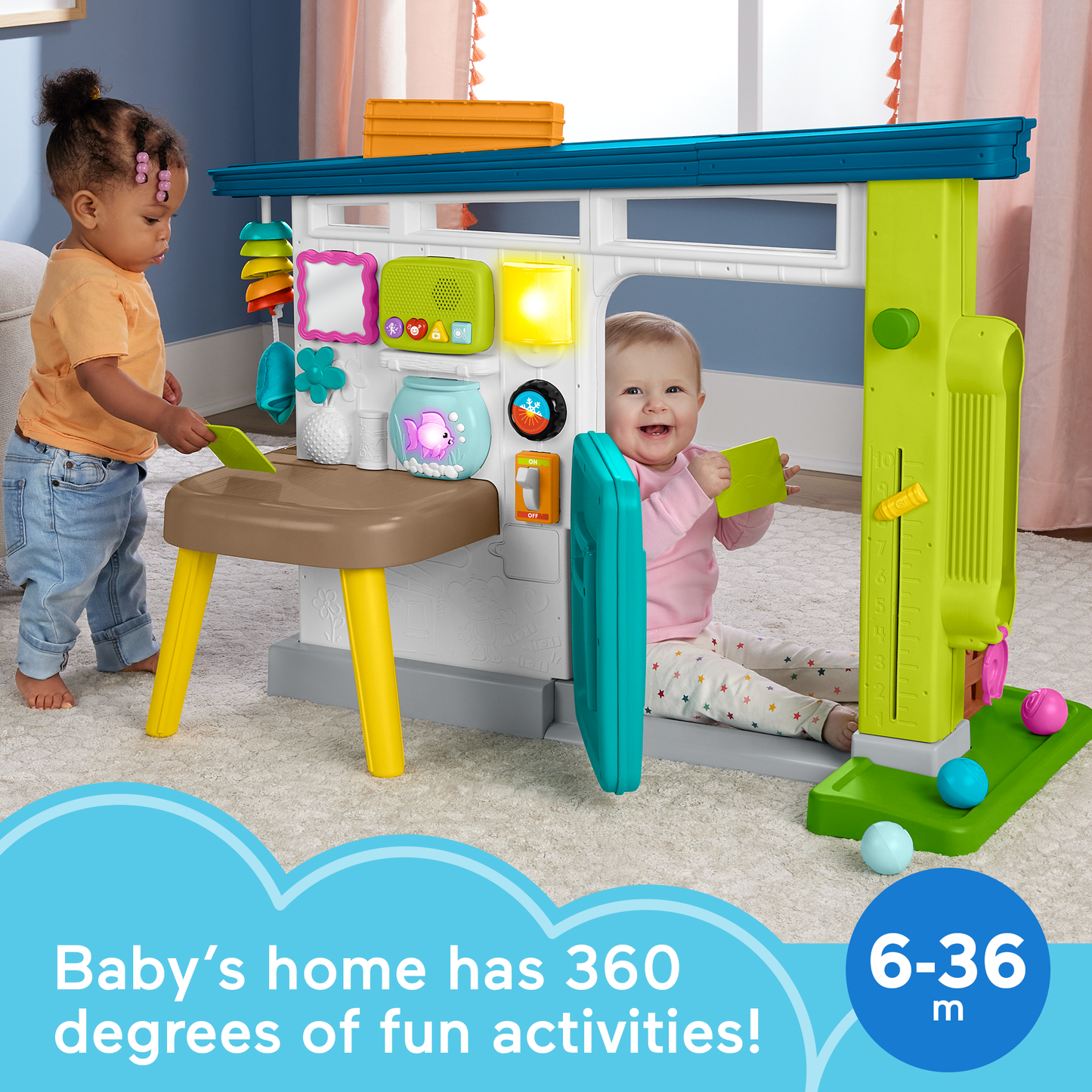 Bloomila Laugh & Learn Ultimate Playhouse Baby & Toddler Electronic Learning Toy