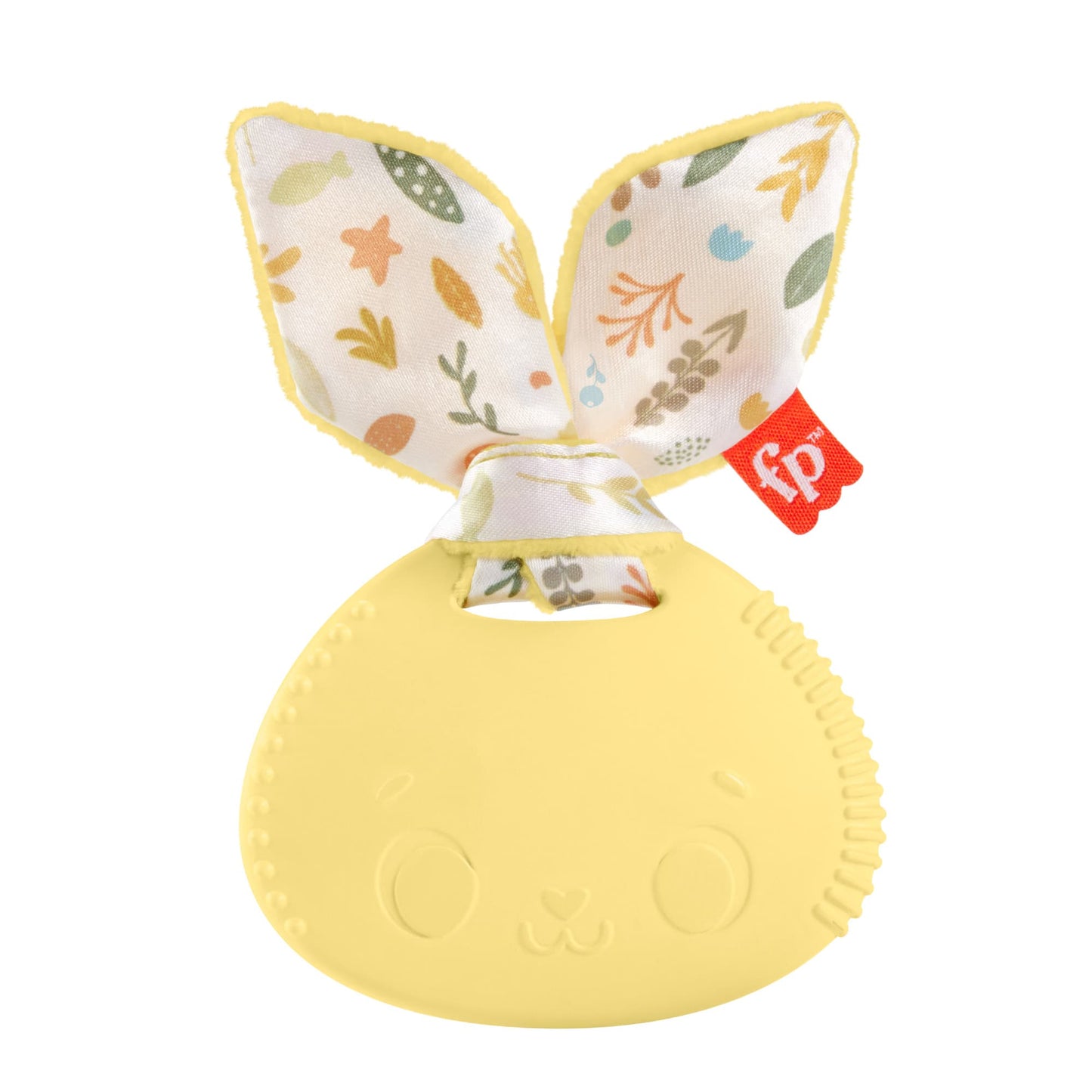 Bloomila Snuggle Bunny Teether Baby Toy With Fine Motor Activity For Newborns
