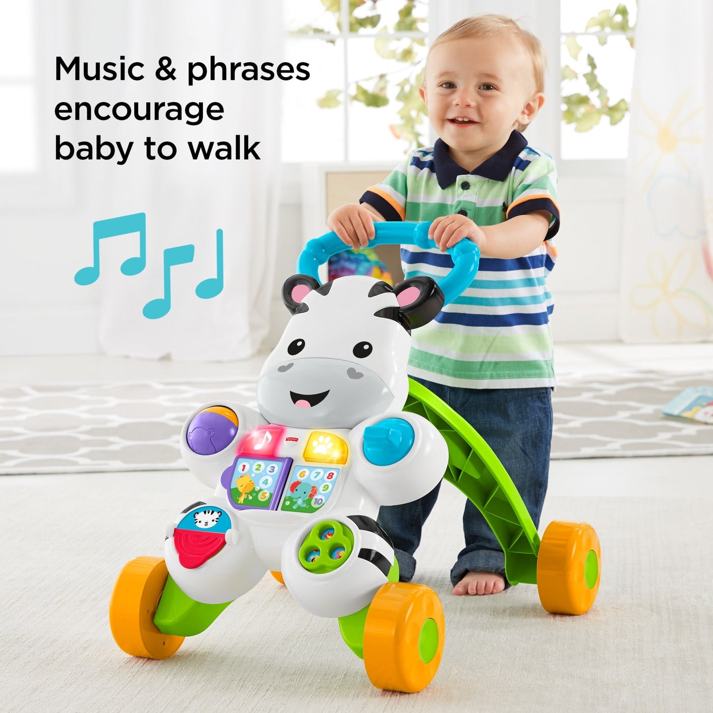 Bloomila Learn With Me Zebra Walker - English Version