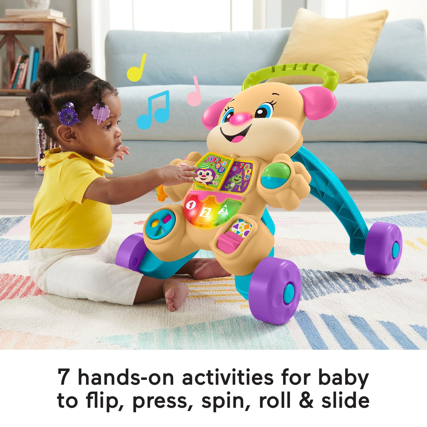 Bloomila Laugh & Learn Smart Stages Learn With Sis Walker Baby & Toddler Educational Toy