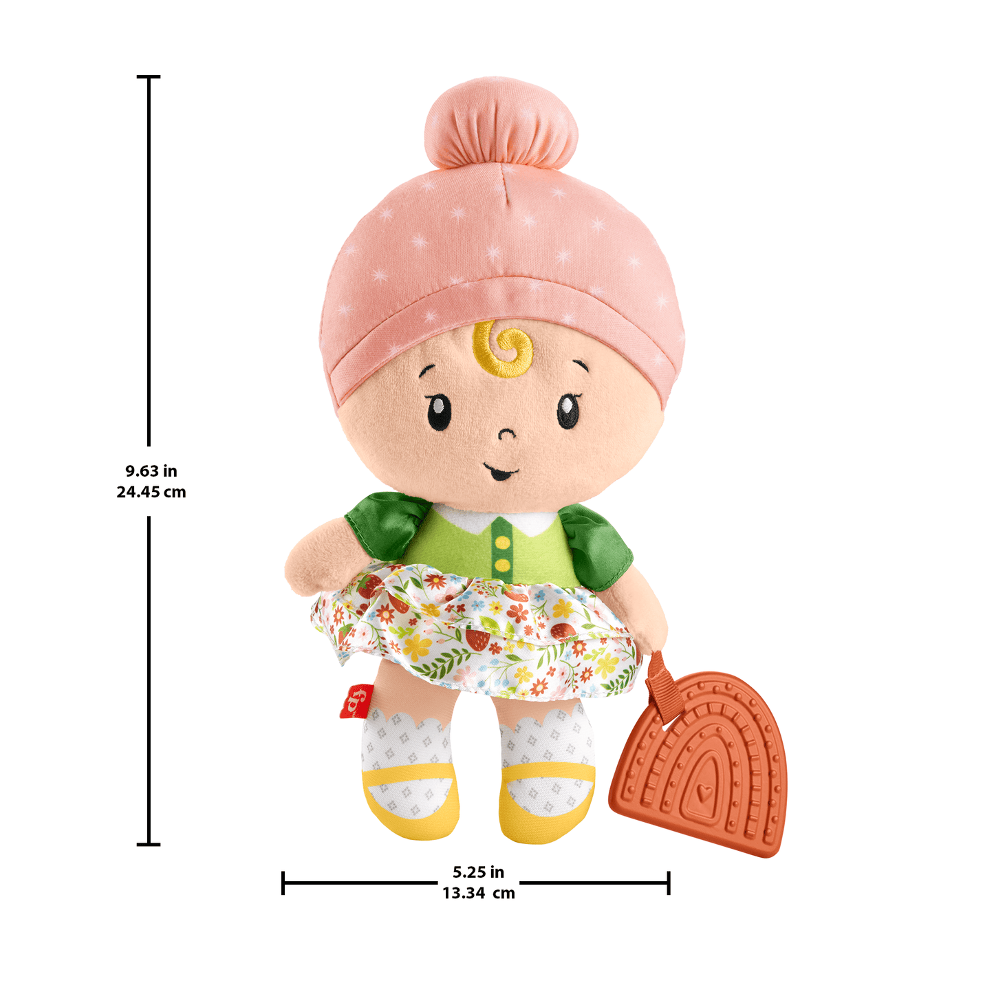 Bloomila Cuddle & Chime First Babydoll infant Sensory Toy, Styles May Vary