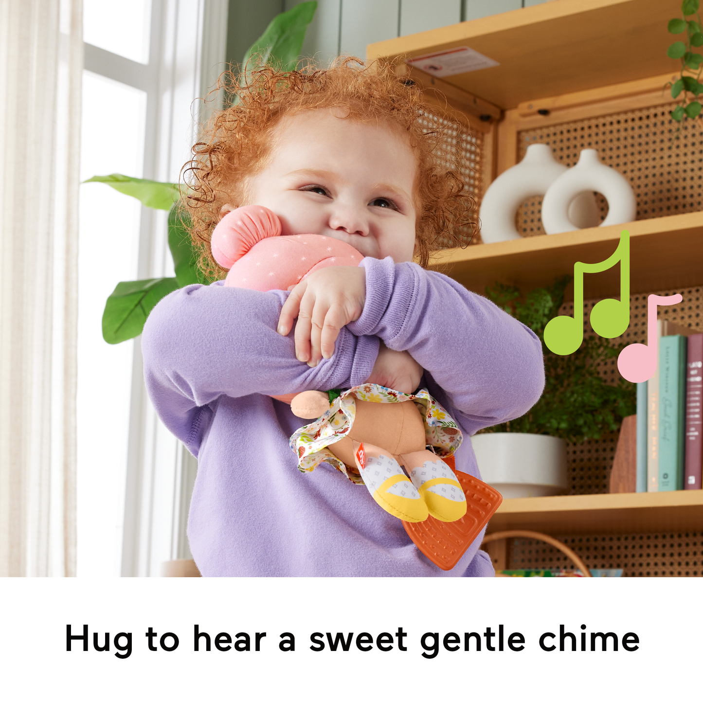 Bloomila Cuddle & Chime First Babydoll infant Sensory Toy, Styles May Vary
