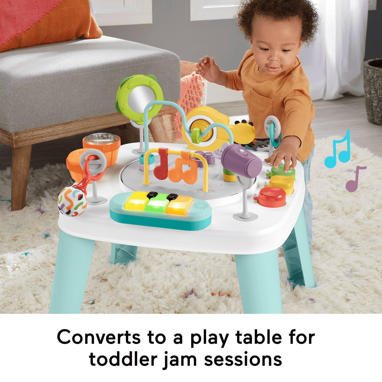 Bloomila 3-in-1 Hit Wonder Baby Activity Center & Toddler Play Table With Music & Lights