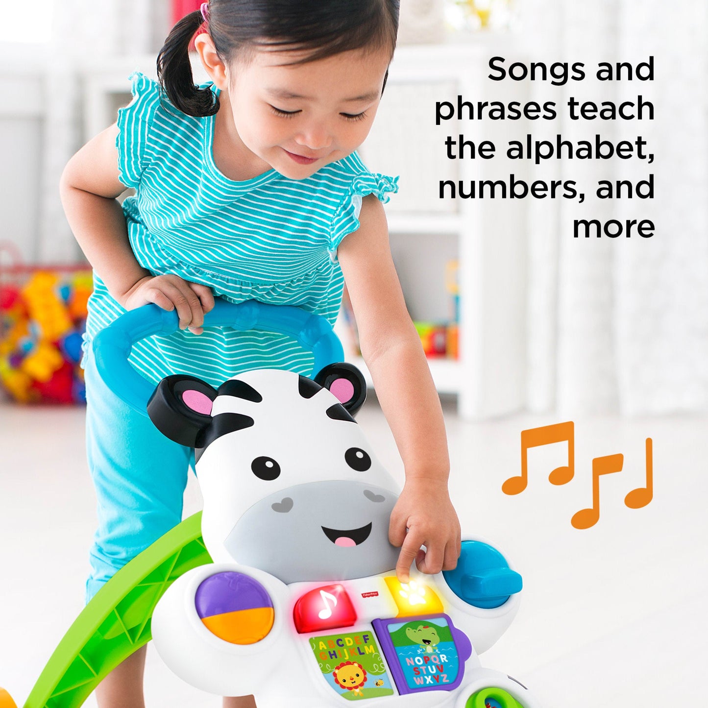 Bloomila Learn With Me Zebra Walker - English Version