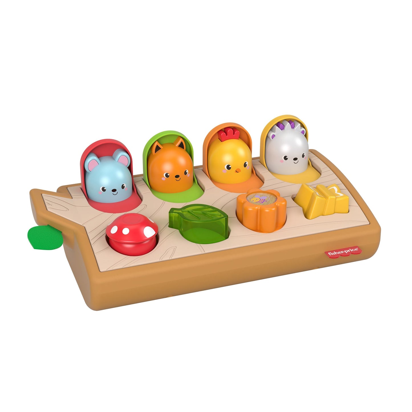 Bloomila Hide & Peek Pop-Up Animal-Themed Baby Sensory Activity Toy With Wood & Sounds