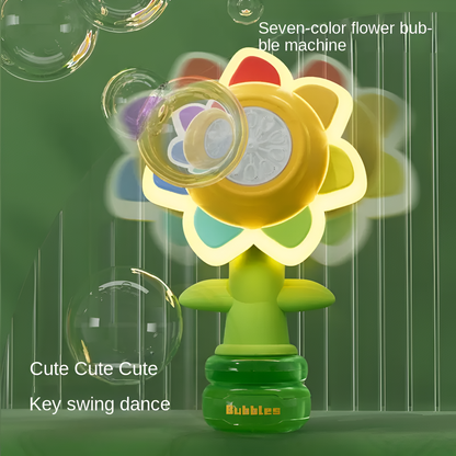 SunnyBloom Bubble Machine
