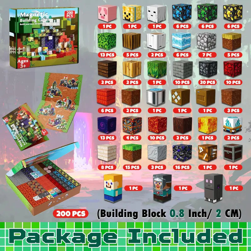 MagnaBuild 200-Piece Set