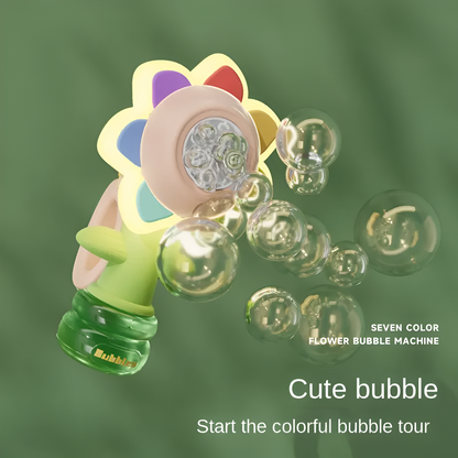 SunnyBloom Bubble Machine