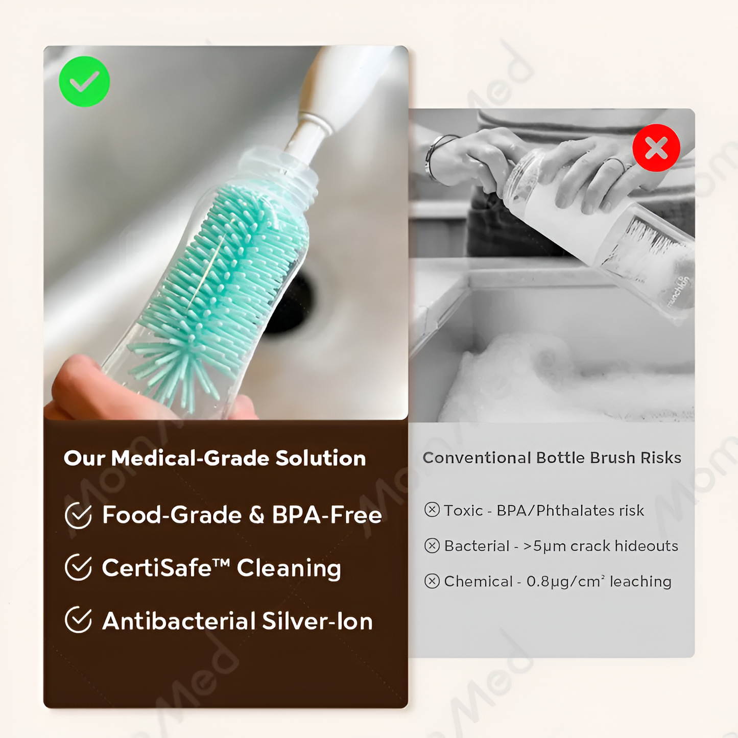 Electric Bottle Brush Set
