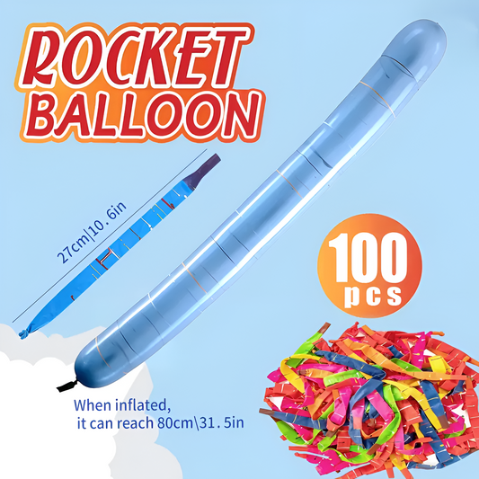 SkyRocket Balloons Party Pack (100 PCS + Pump)