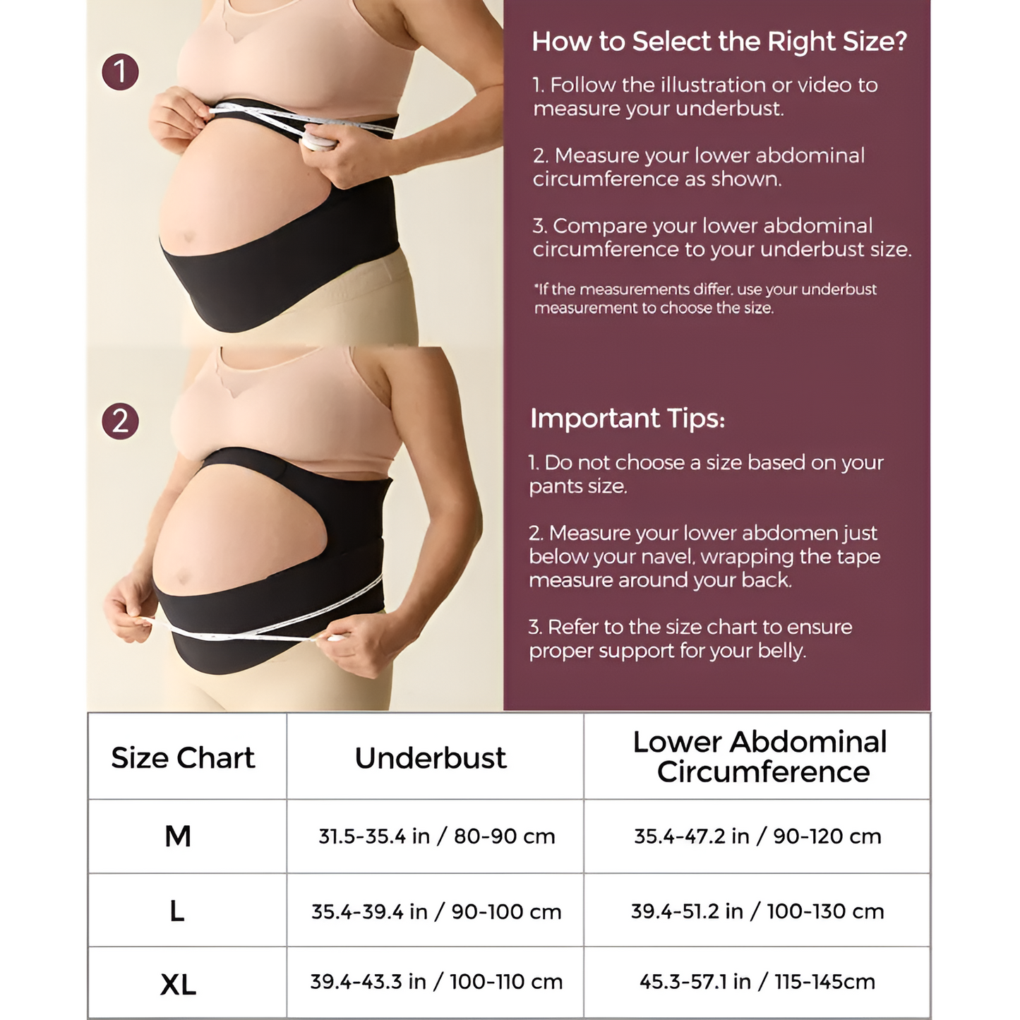 CozyBump Maternity Belly Band