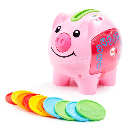 Bloomila Laugh & Learn Smart Stages Piggy Bank Baby & Toddler Learning Toy
