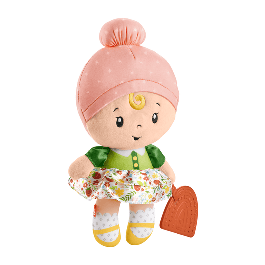Bloomila Cuddle & Chime First Babydoll infant Sensory Toy, Styles May Vary