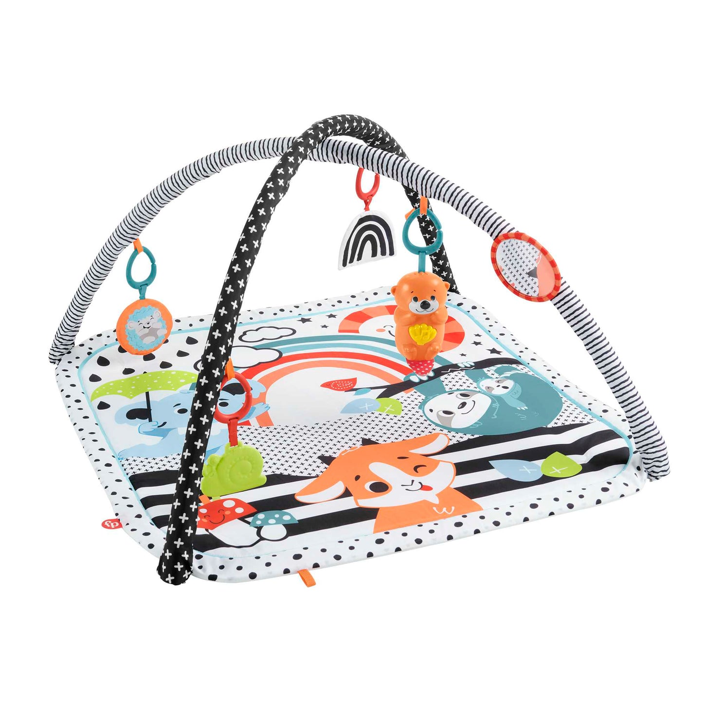 Bloomila 3-In-1 Music Glow And Grow Gym Infant Playmat With Lights & Removable Toys