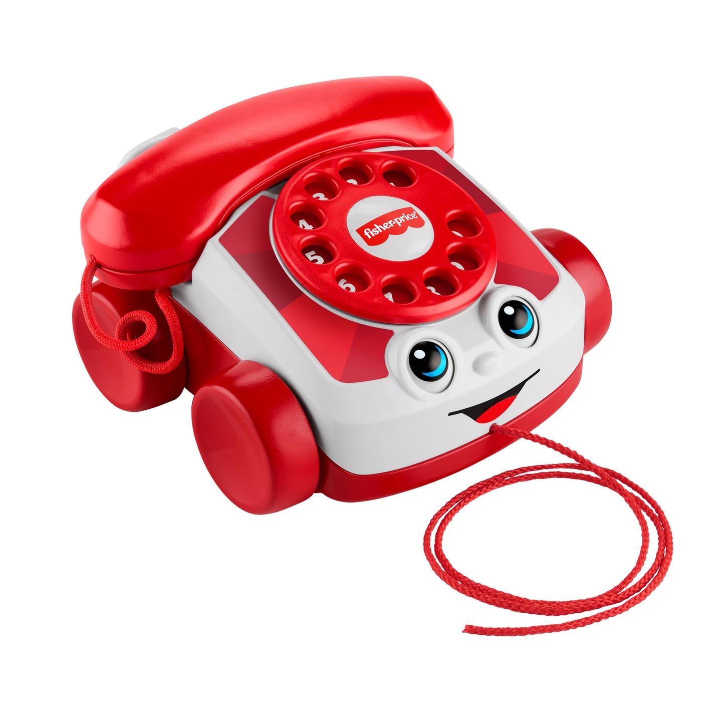 Bloomila Red Chatter Telephone Baby & Toddler Pull Toy, Mattel 80Th Anniversary Edition