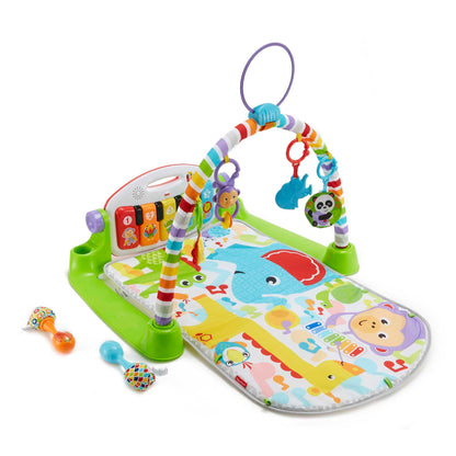 Bloomila Deluxe Kick & Play Piano Baby Gym Learning Toy & Newborn Rattle Maracas