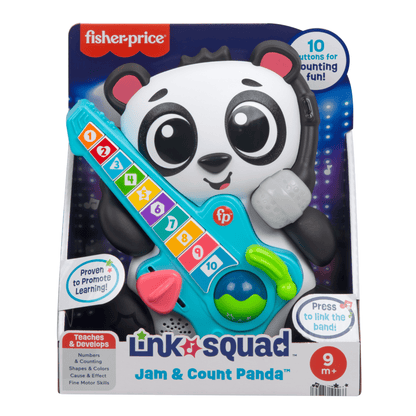 Bloomila Link Squad Jam & Count Panda Baby Learning Toy With Music & Lights