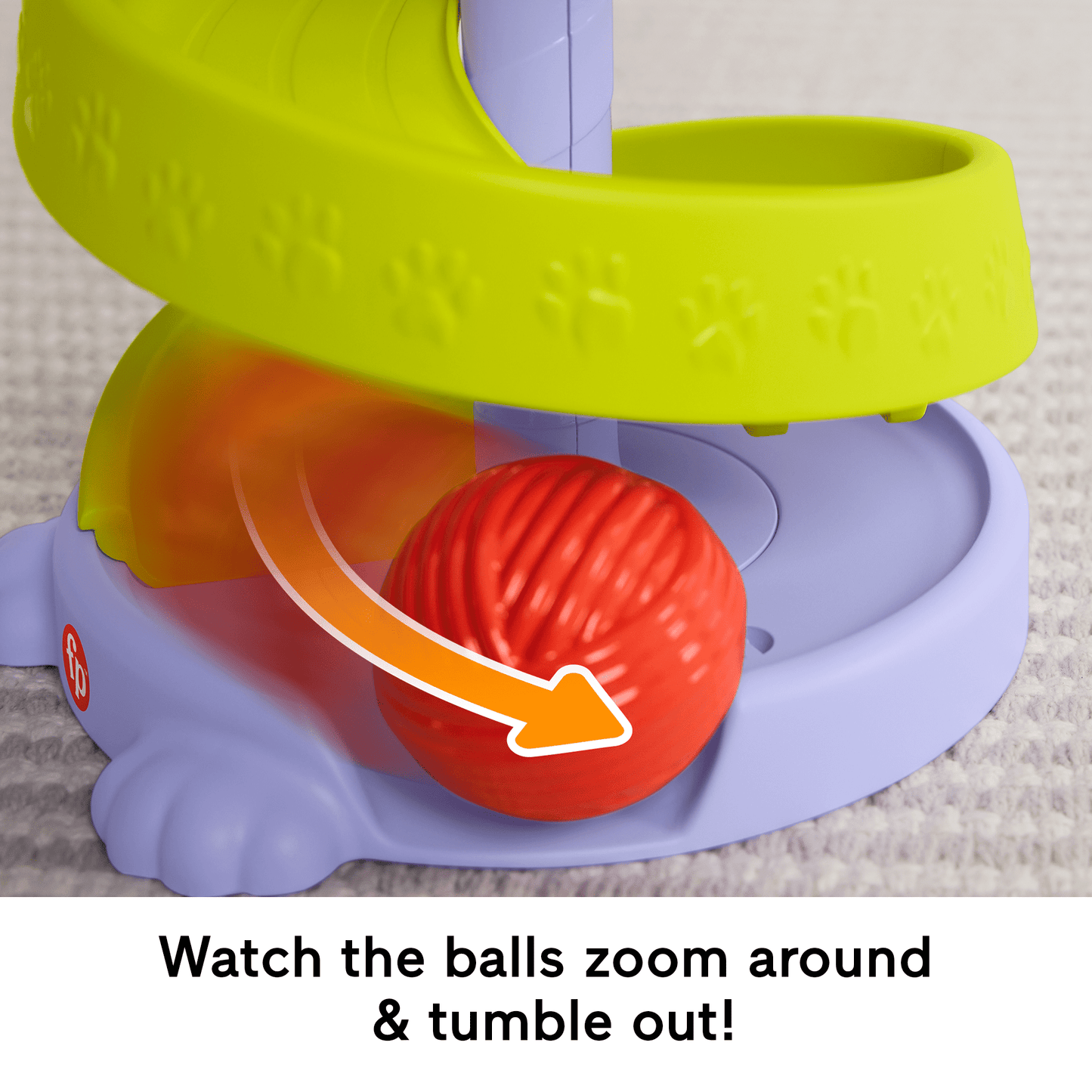 Bloomila Fp Pets Purrr-Fect Ball Tower Developmental Toy For Babies & Toddlers