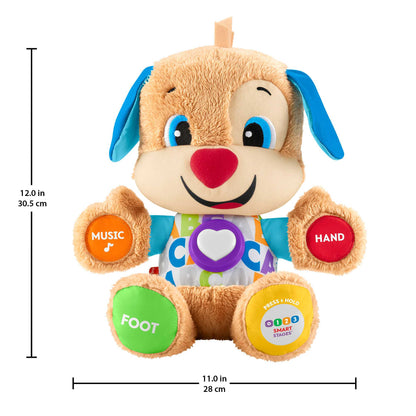 Bloomila Plush Baby Toy With Lights And Smart Stages Learning Content, Laugh & Learn Puppy