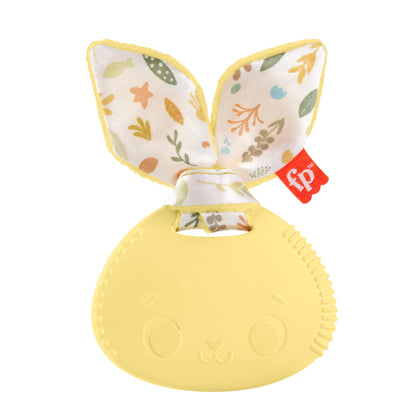 Bloomila Snuggle Bunny Teether Baby Toy With Fine Motor Activity For Newborns