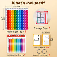Multiplication Flash Cards and PopIt