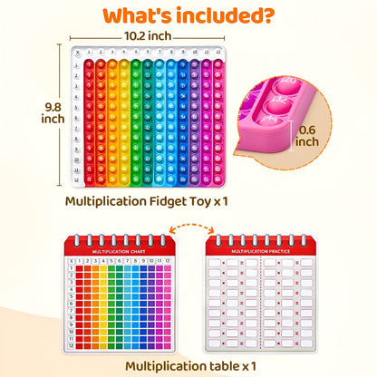 Rainbow Math Pop Fidget Set