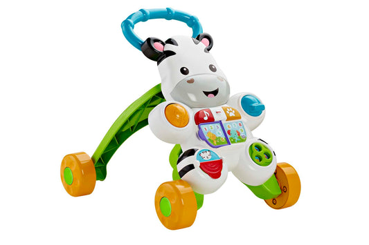 Bloomila Learn With Me Zebra Walker Baby & Toddler Learning Toy With Music & Lights