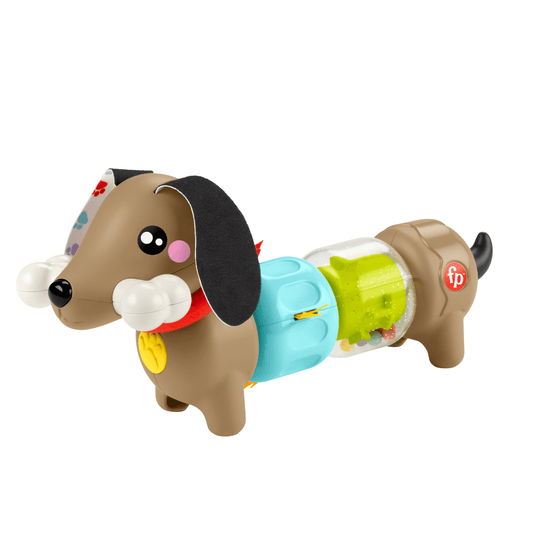 Bloomila Fp Pets Click & Spin Activity Pup Fine Motor Sensory Toy For Babies