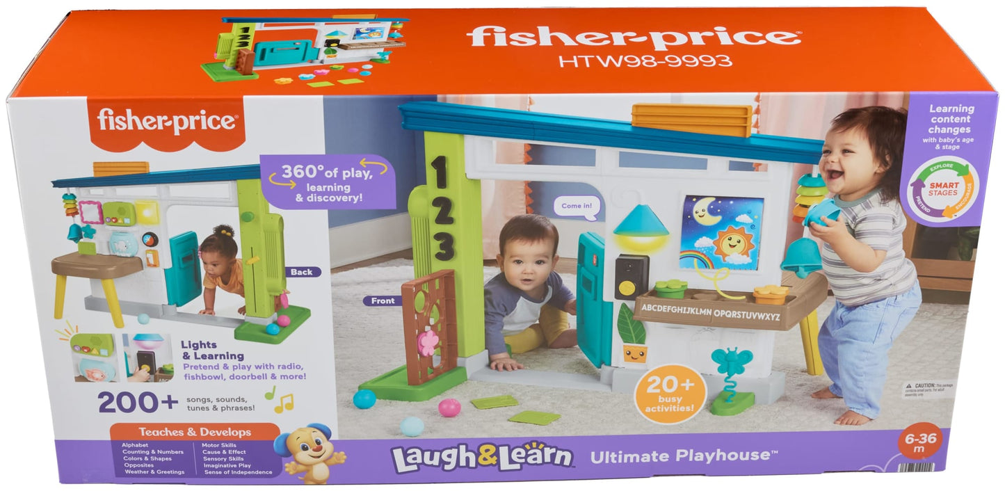 Bloomila Laugh & Learn Ultimate Playhouse Baby & Toddler Electronic Learning Toy