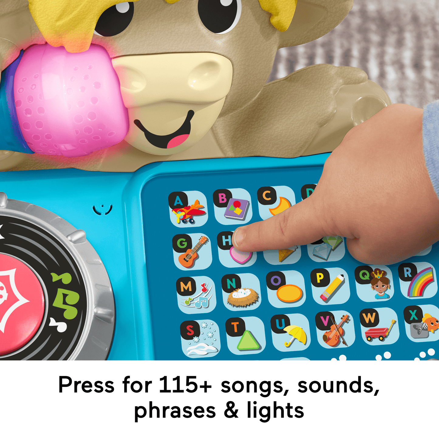 Bloomila Link Squad A To Z Yak Baby Learning Toy With Music & Lights