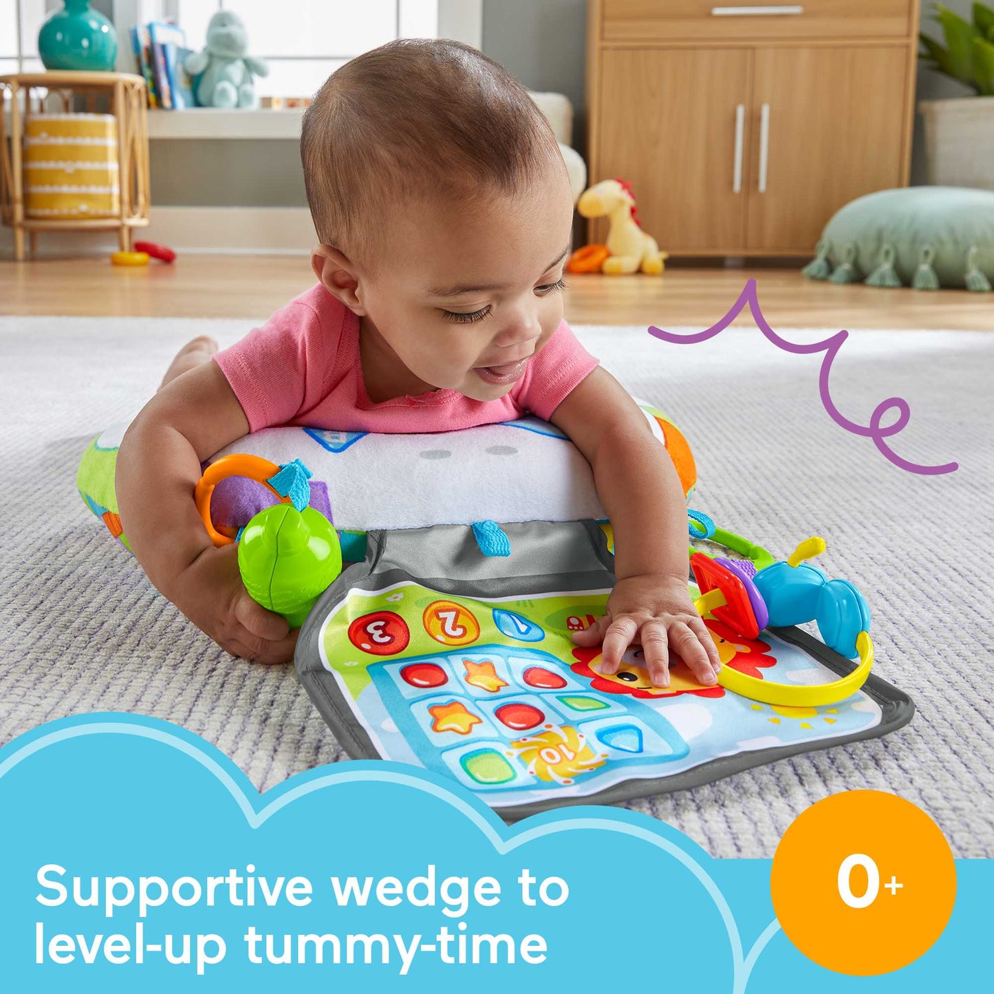 Bloomila Littlest Gamer Tummy Wedge